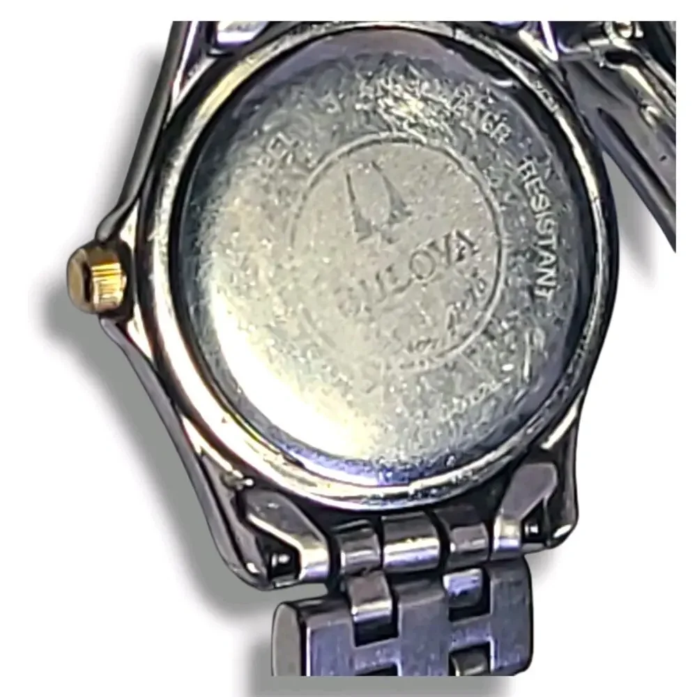 Bulova white dial